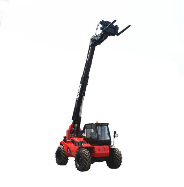 5575kw Side Dump Bucket Telehandler Forklift Manitou 4X4 Telescopic Forklift for Farming